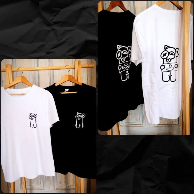 Děláme i potisk textilu dle vašeho přání. #triko #bila #cerna #textil #potisktextilu #potisk #navrhodzakaznika...